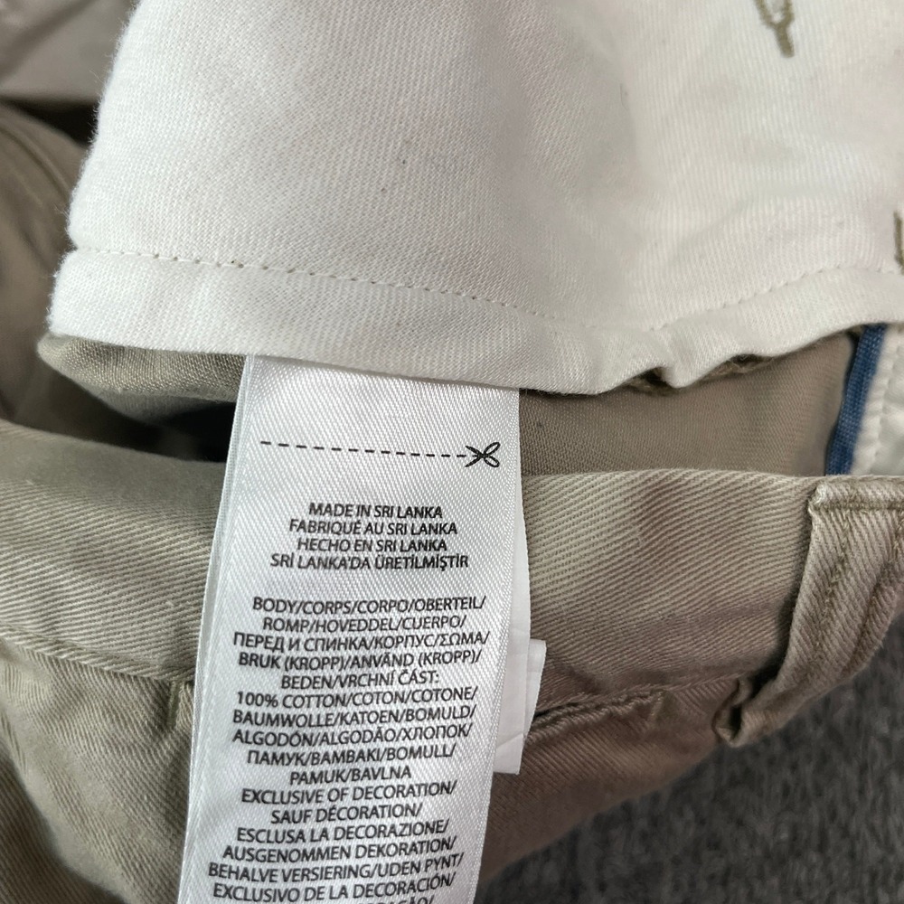 Polo Ralph Lauren Pants Mens 30X32 Tan Classic Cotton Twill Classic Fit‎ Preppy - Picture 10 of 13